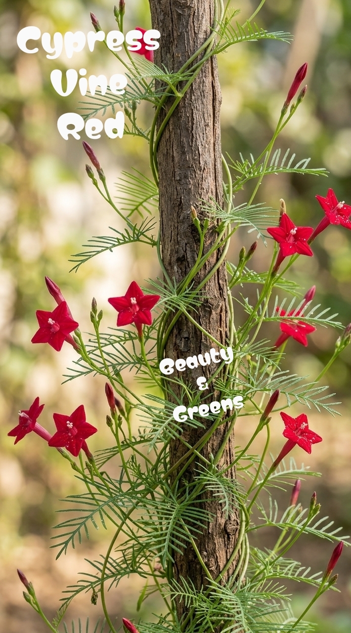 Deep Red Cypress Vine Seeds