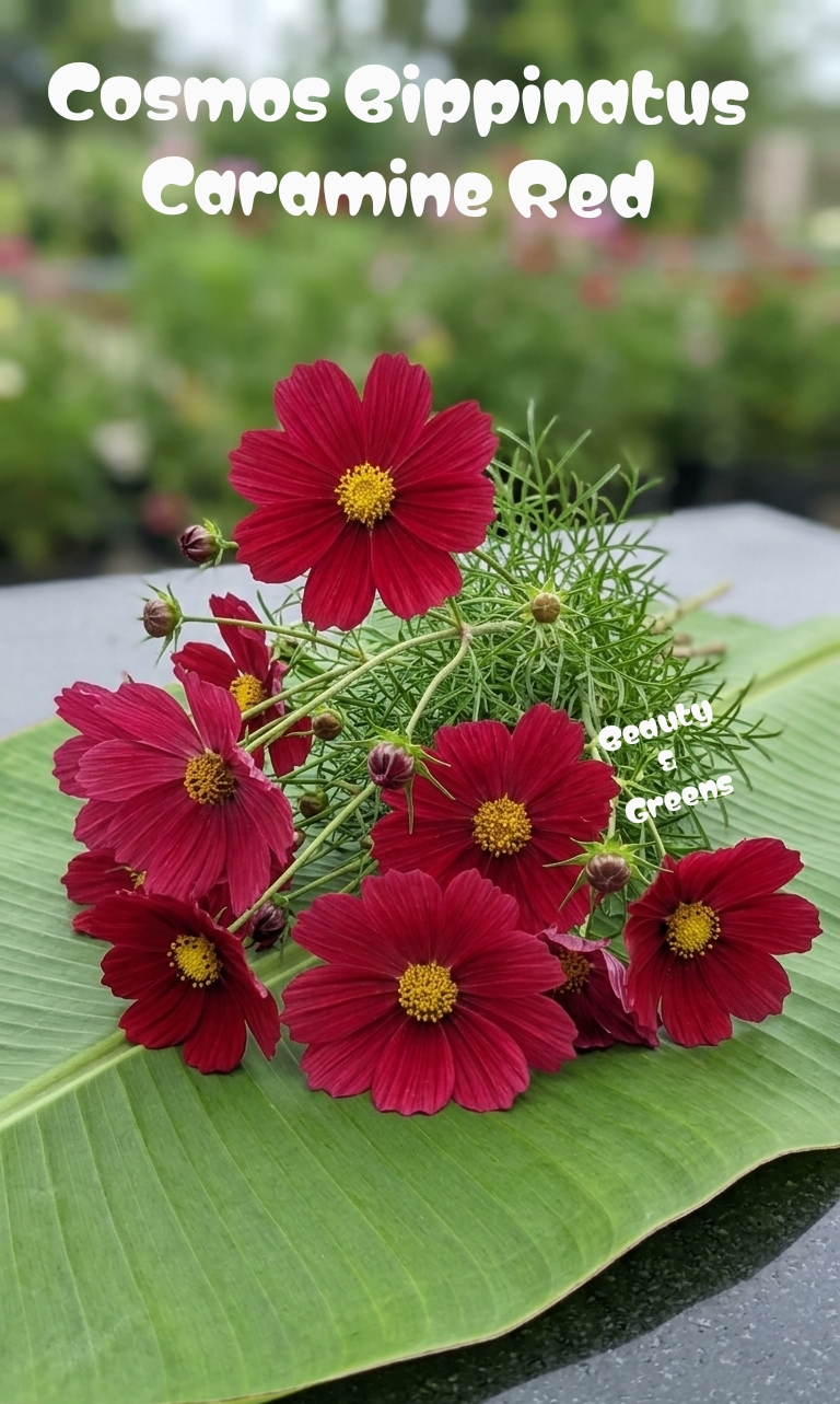 Caramine Red Cosmos Bippinatus Seeds